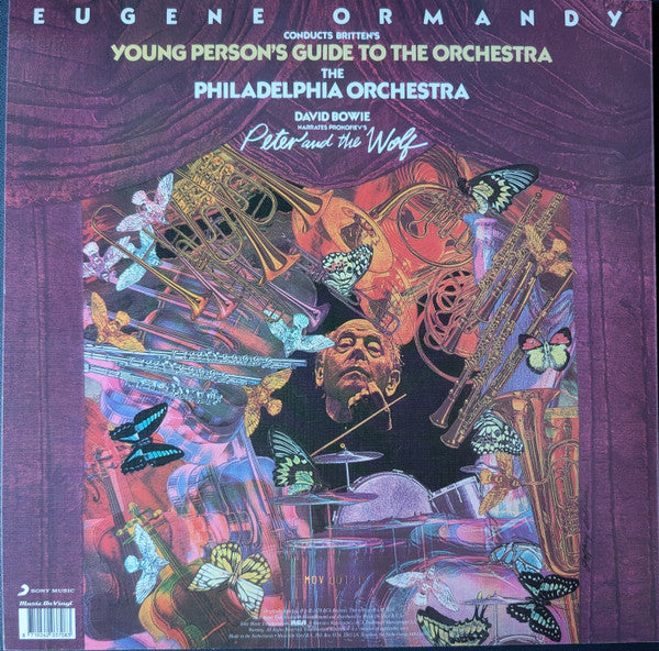 David Bowie & The Philadelphia Orchestra - Peter And The Wolf / Young Person's Guide To The Orchestra (YELLOW VINYL) | Mint (M) Mint (M)-The Happy Cap