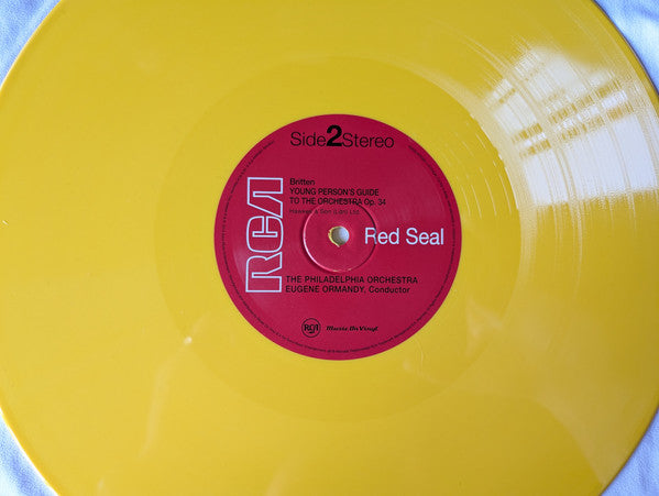 David Bowie & The Philadelphia Orchestra - Peter And The Wolf / Young Person's Guide To The Orchestra (YELLOW VINYL) | Mint (M) Mint (M)-The Happy Cap