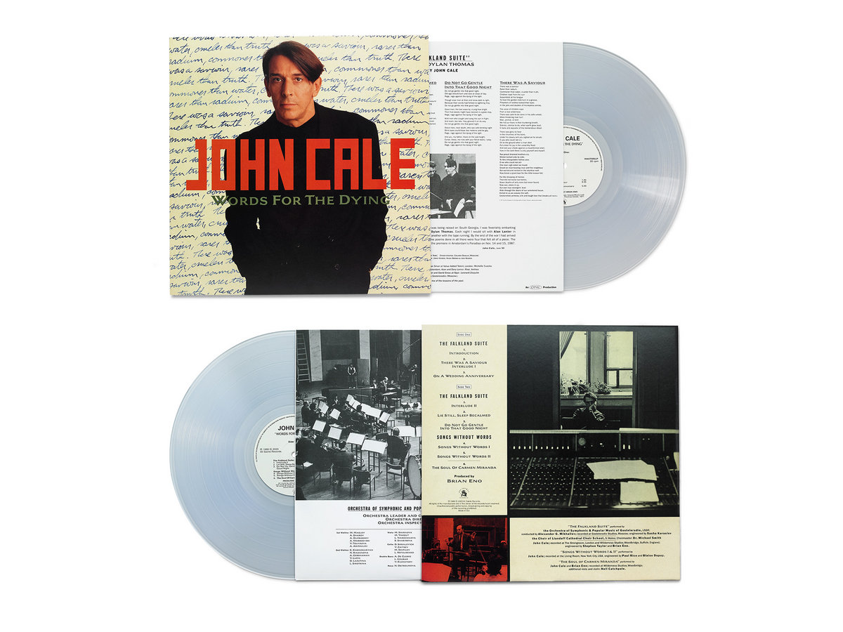 John Cale - Words For The Dying (CLEAR VINYL) | Mint (M) Mint (M)-The Happy Cap