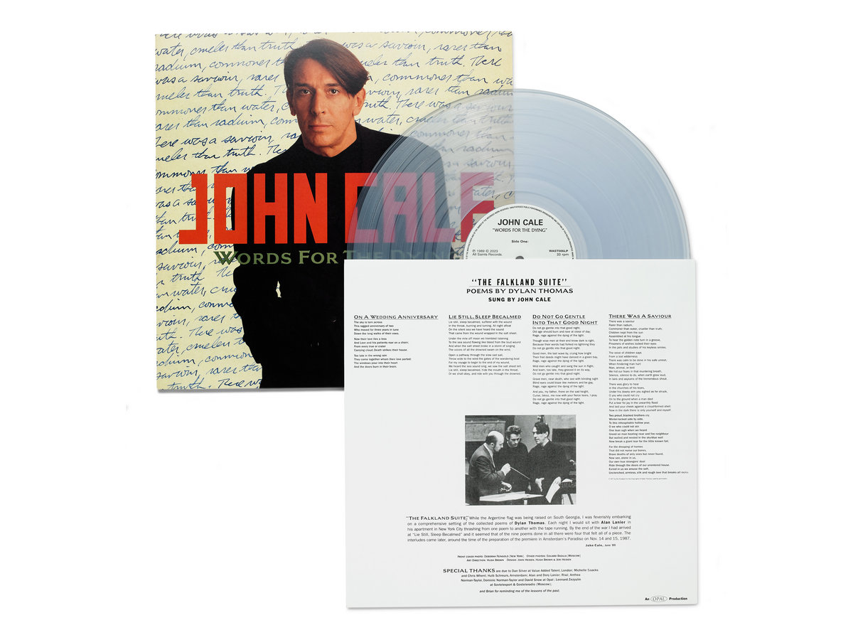 John Cale - Words For The Dying (CLEAR VINYL) | Mint (M) Mint (M)-The Happy Cap