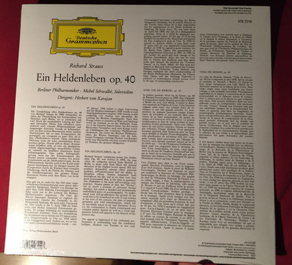Richard Strauss - Ein Heldenleben Op. 40 (VINYL) | Mint (M) Mint (M)-The Happy Cap
