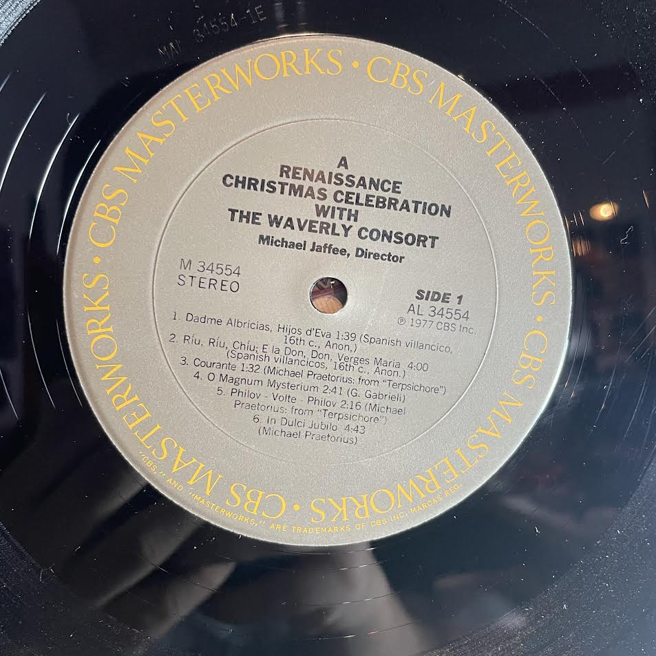 The Waverly Consort - A Renaissance Christmas Celebration With The Waverly Consort (VINYL) | Excellent (EX) Excellent (EX)-The Happy Cap