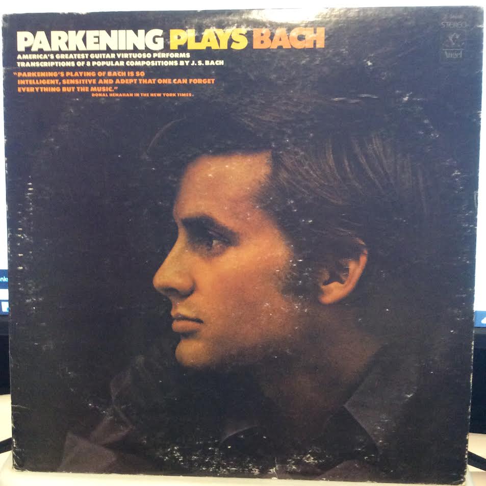 Christopher Parkening - Parkening Plays Bach (VINYL) | Near Mint- (NM-) Very Good Plus (VG+)-The Happy Cap