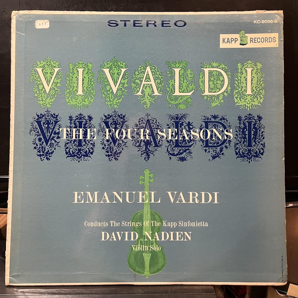 Antonio Vivaldi - The Four Seasons (VINYL) | Near Mint- (NM-) Excellent (EX)-The Happy Cap