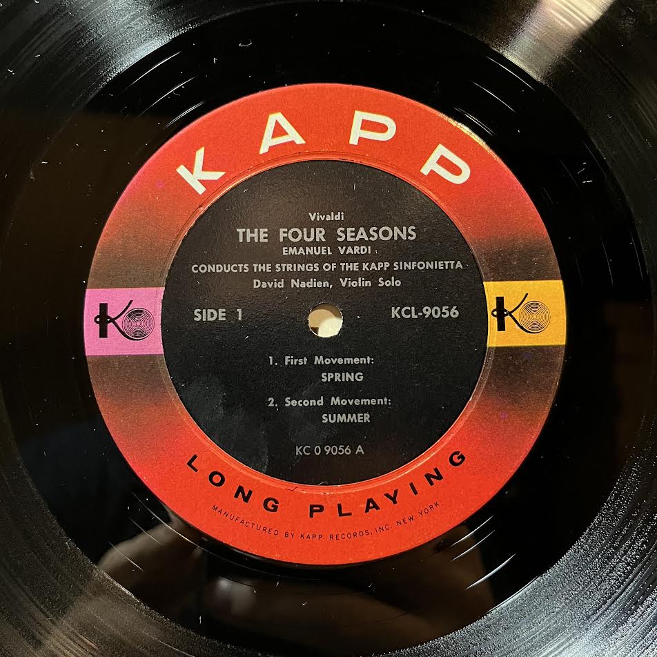 Antonio Vivaldi - The Four Seasons (VINYL) | Near Mint- (NM-) Excellent (EX)-The Happy Cap