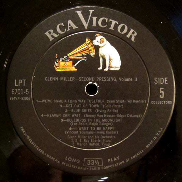 Glenn Miller And His Orchestra - Second Pressing, Volume Two | Near Mint (NM) Near Mint (NM)-The Happy Cap