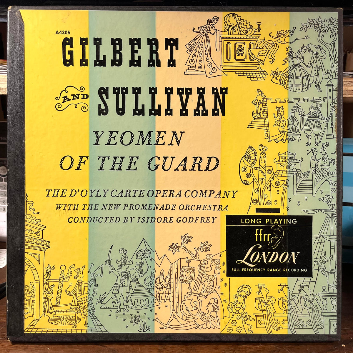 Gilbert & Sullivan - Yeomen Of The Guard (2xVINYL BOX) | Near Mint (NM or M-) Excellent (EX)-The Happy Cap