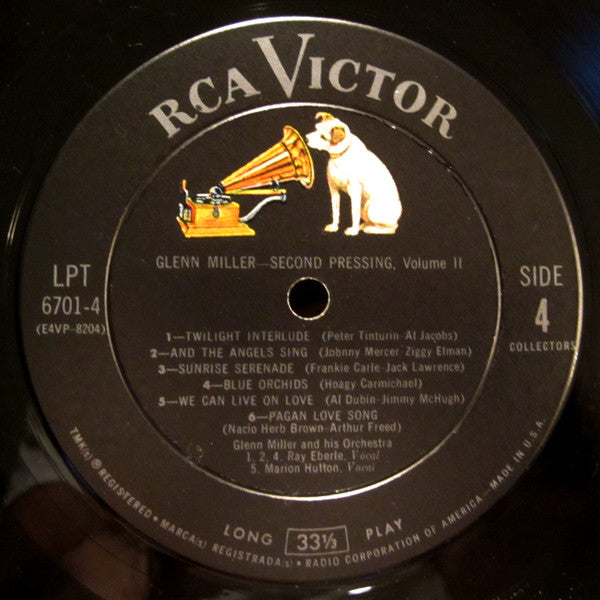 Glenn Miller And His Orchestra - Second Pressing, Volume Two | Near Mint (NM) Near Mint (NM)-The Happy Cap