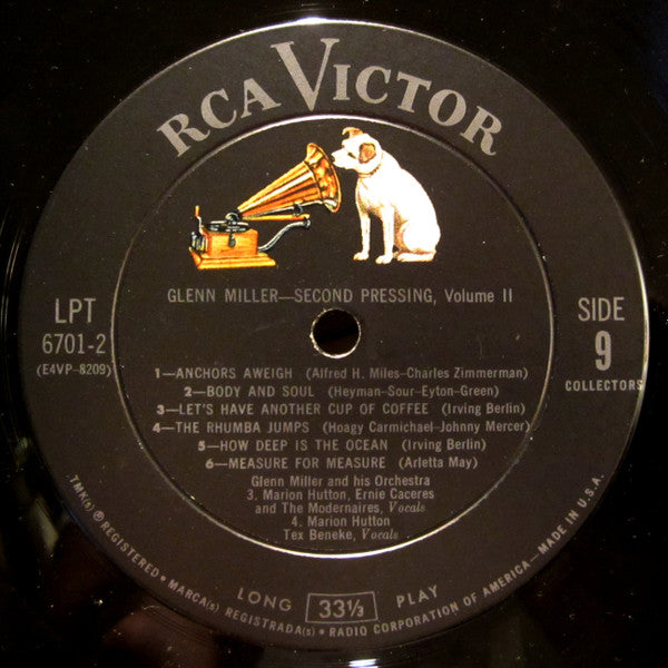 Glenn Miller And His Orchestra - Second Pressing, Volume Two | Near Mint (NM) Near Mint (NM)-The Happy Cap