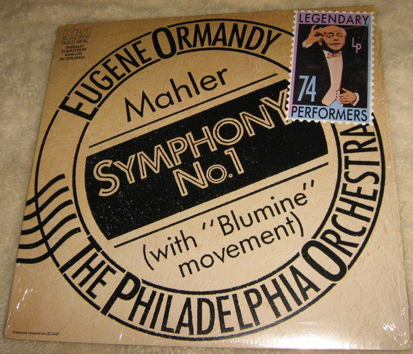The Philadelphia Orchestra - Symphony No. 1: With The Long-Lost Original Second Movement, "Blumine" (Flower Piece) | Near Mint (NM) Near Mint (NM)-The Happy Cap