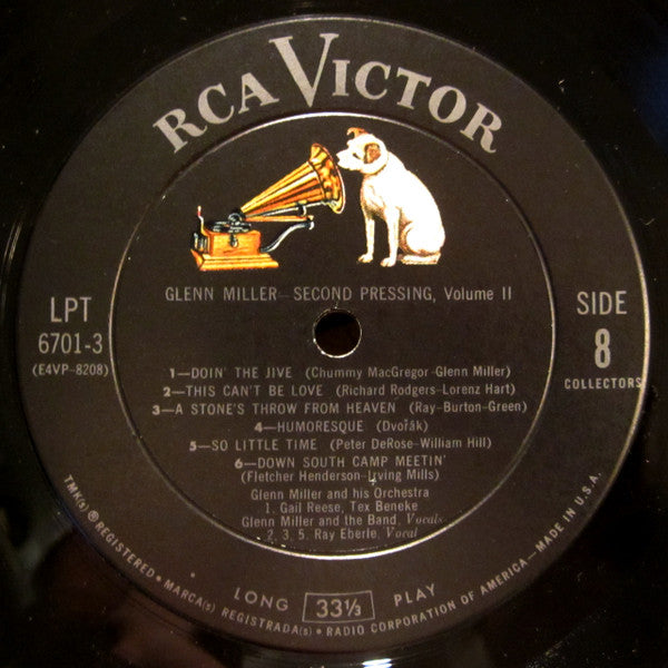 Glenn Miller And His Orchestra - Second Pressing, Volume Two | Near Mint (NM) Near Mint (NM)-The Happy Cap