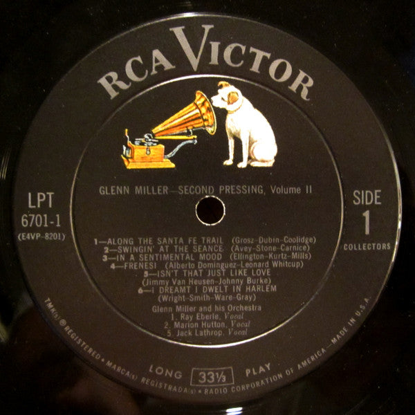 Glenn Miller And His Orchestra - Second Pressing, Volume Two | Near Mint (NM) Near Mint (NM)-The Happy Cap