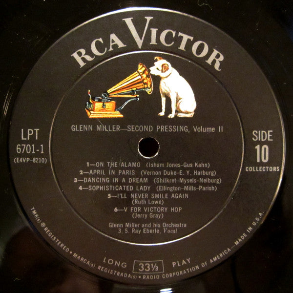 Glenn Miller And His Orchestra - Second Pressing, Volume Two | Near Mint (NM) Near Mint (NM)-The Happy Cap