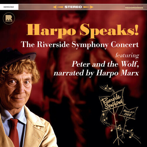 Harpo Marx - (PRESALE 6/5/26) Harpo Speaks!: The Riverside Symphony Concert Featuring Peter And The Wolf (CD) | Mint (M) Mint (M)-The Happy Cap