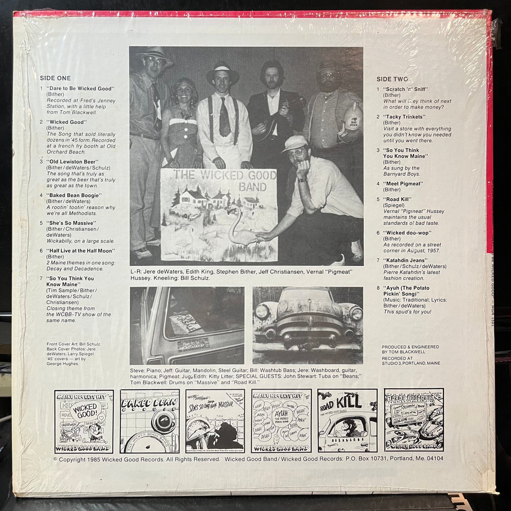 The Wicked Good Band - Dare To Be Wicked Good (VINYL LP WICKED GOOD WGR 1501 1985) | USED Near Mint (NM or M-) Near Mint (NM)-The Happy Cap