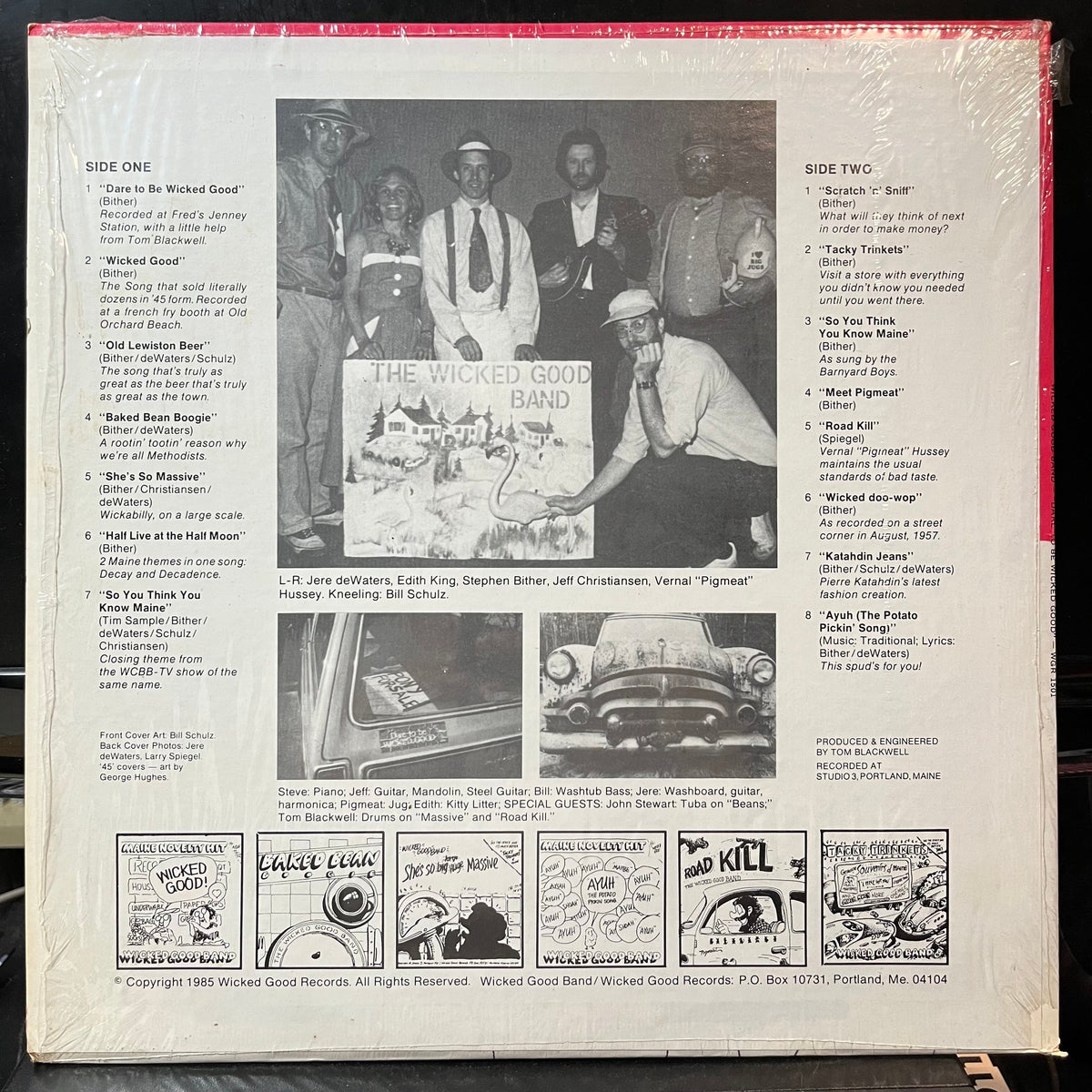 The Wicked Good Band - Dare To Be Wicked Good (VINYL LP WICKED GOOD WGR 1501 1985) | USED Near Mint (NM or M-) Near Mint (NM)-The Happy Cap