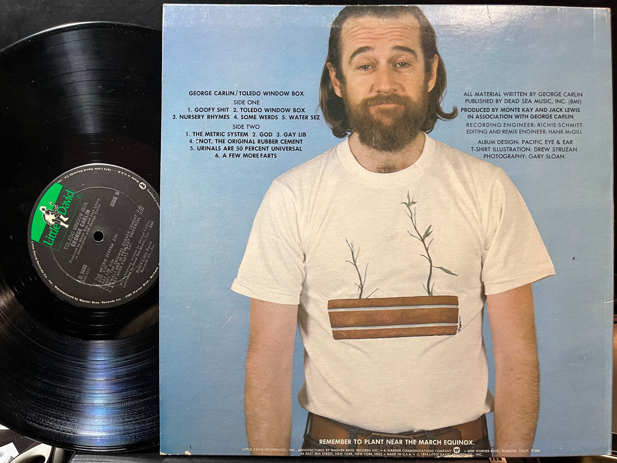 George Carlin - Toledo Window Box (VINYL) | Near Mint (NM) Excellent (EX)-The Happy Cap