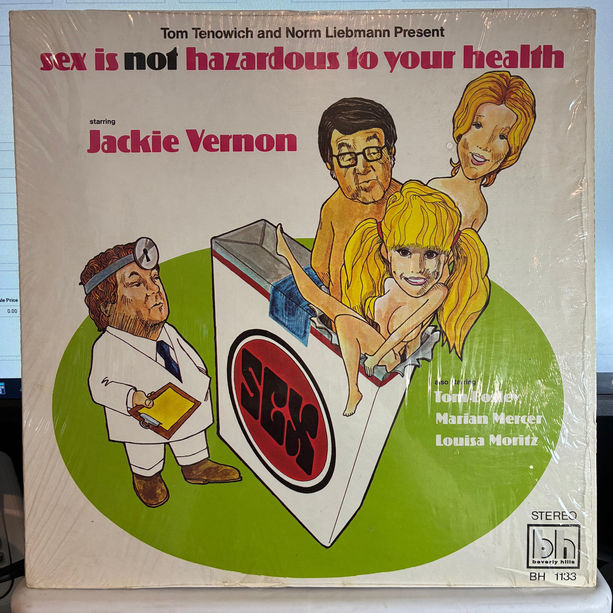Jackie Vernon - Sex Is Not Hazardous To Your Health (VINYL) | Very Good Plus (VG+) Excellent (EX)-The Happy Cap