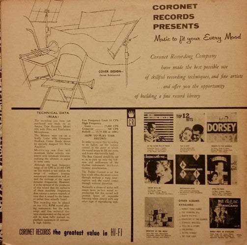 Coronet Studio Orchestra - Music And Songs From Lerner And Loewe's Gigi | Very Good Plus (VG+) Near Mint (NM)-The Happy Cap