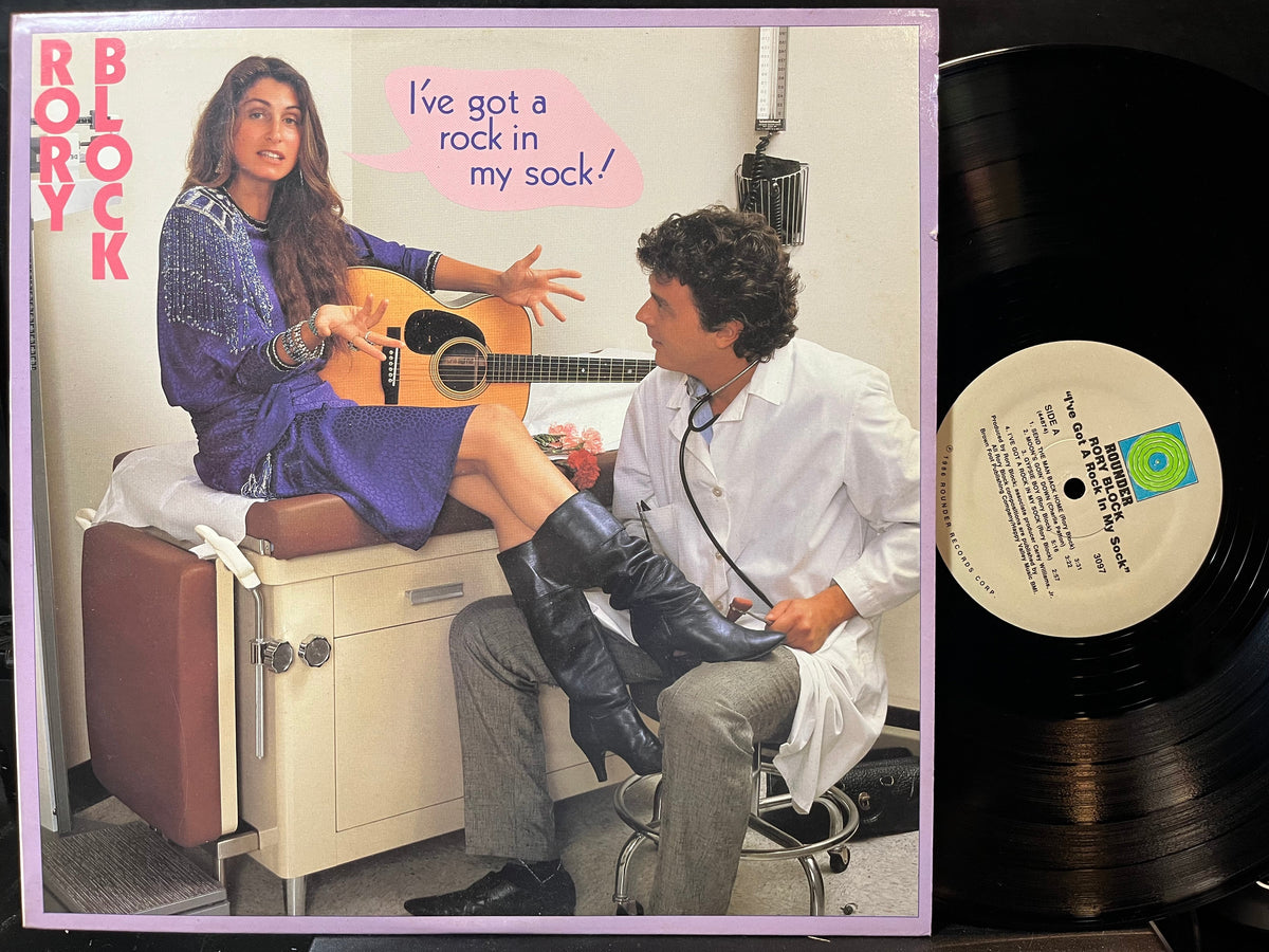 Rory Block - I've Got A Rock In My Sock! (VINYL LP ROUNDER 3097 1986) | USED Near Mint (NM or M-) Near Mint (NM)-The Happy Cap