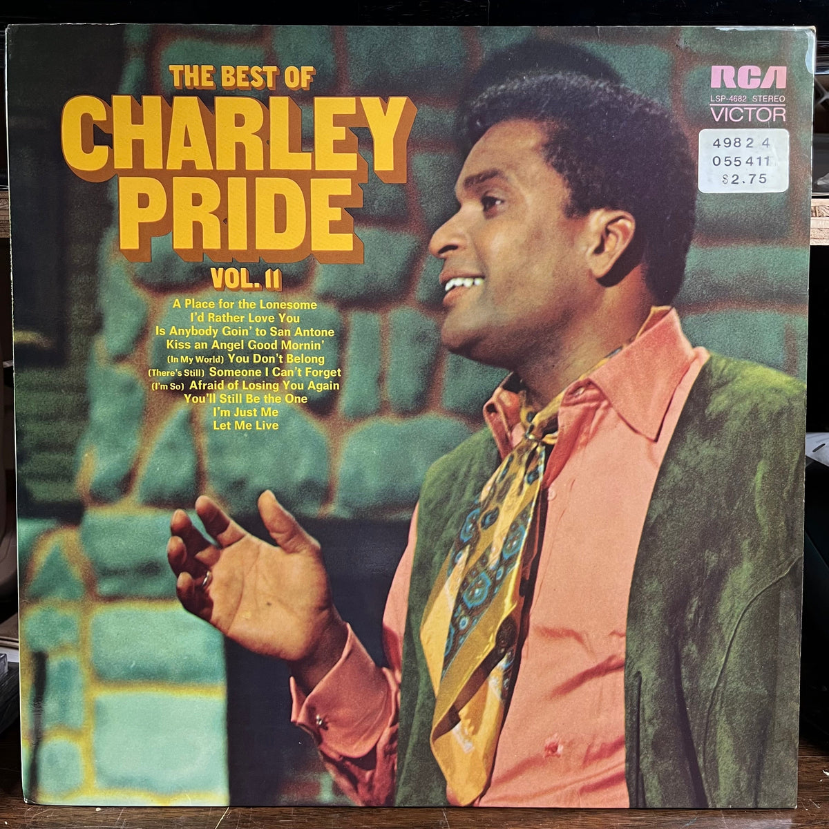 Charley Pride - The Best Of Charley Pride Vol. II (GERMAN VINYL) | Near Mint- (NM-)-The Happy Cap