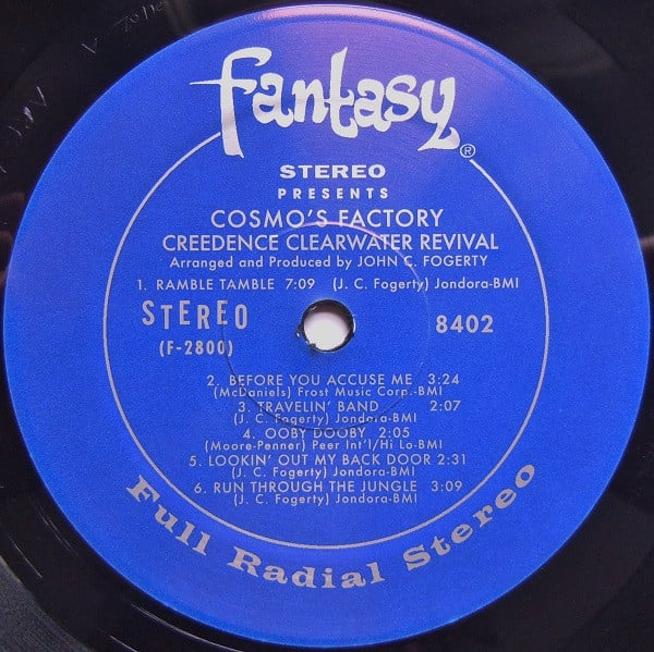 Creedence Clearwater Revival Cosmo's Factory Fantasy LP, Album, RE Mint (M) Mint (M)-The Happy Cap