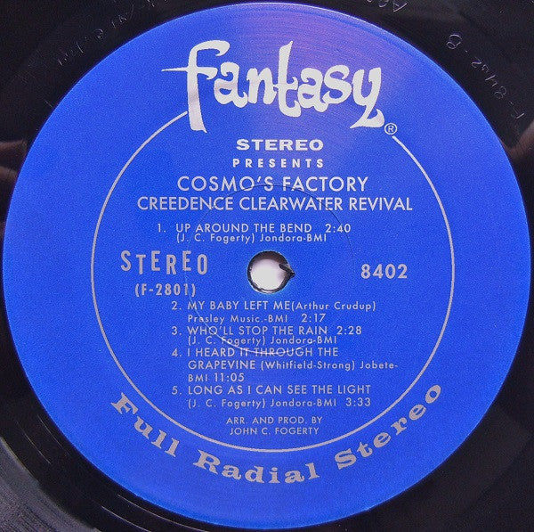Creedence Clearwater Revival Cosmo's Factory Fantasy LP, Album, RE Mint (M) Mint (M)-The Happy Cap