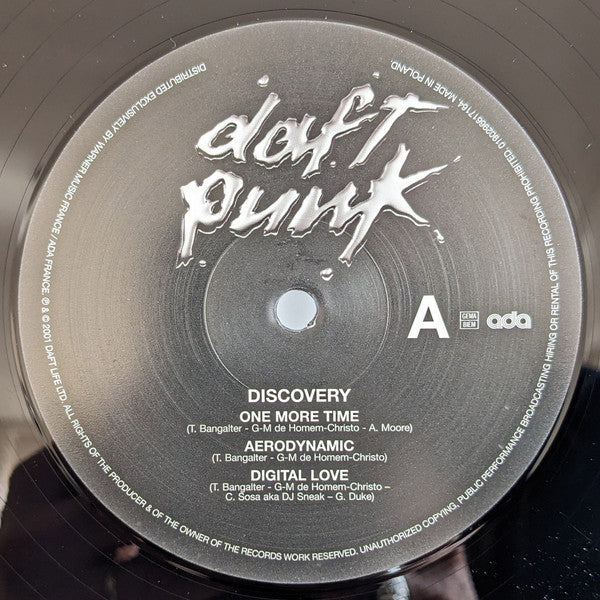 Daft Punk - Discovery (2x Vinyl) | Mint (M) Mint (M)-The Happy Cap