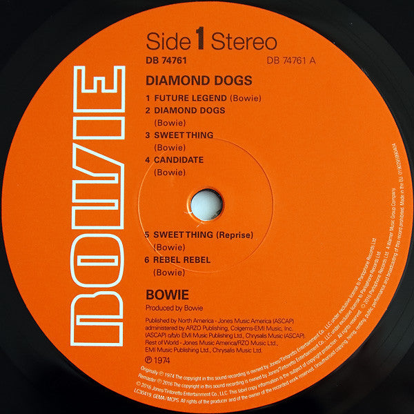 David Bowie - Diamond Dogs | Mint (M) Mint (M)-The Happy Cap