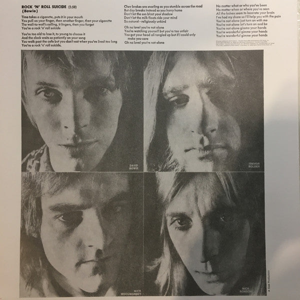 David Bowie The Rise And Fall Of Ziggy Stardust And The Spiders From Mars Parlophone, Parlophone, Parlophone, Parlophone LP, Album, RE, RM, 180 Mint (M) Mint (M)-The Happy Cap