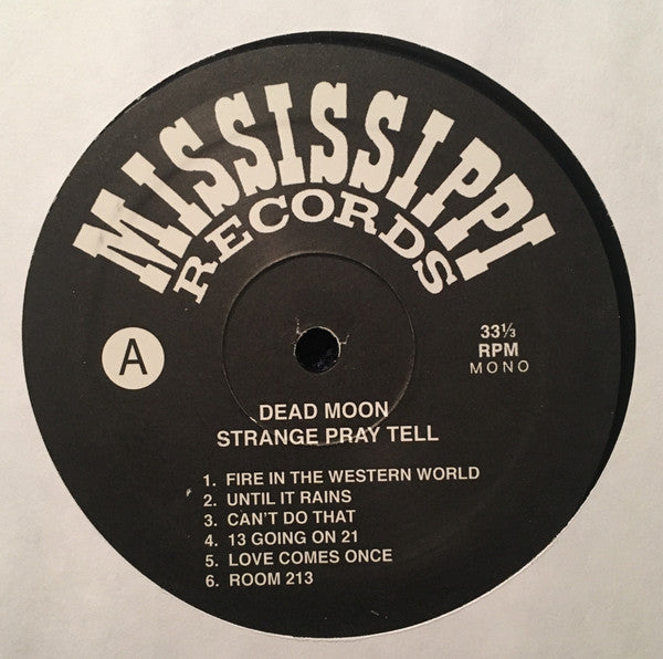 Dead Moon - Strange Pray Tell (VINYL LP) | Mint (M) Mint (M)-The Happy Cap
