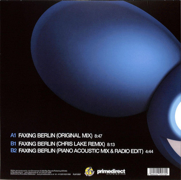 Deadmau5 - Faxing Berlin | Mint (M) Mint (M)-The Happy Cap