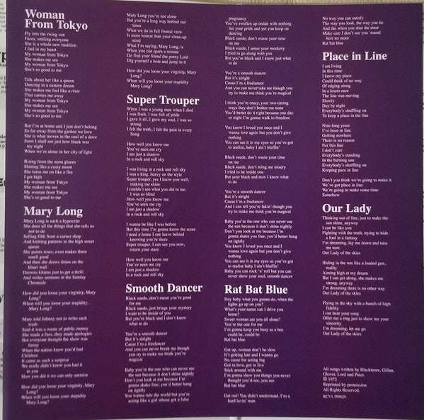 Deep Purple - Who Do We Think We Are | Mint (M) Mint (M)-The Happy Cap