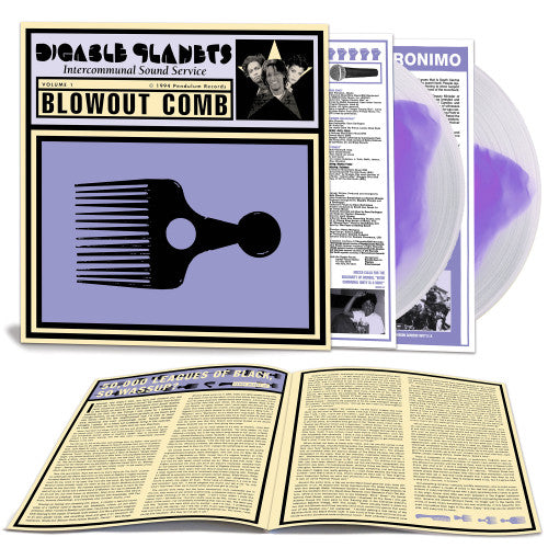 Digable Planets - Blowout Comb (2LP Clear/Purple Vinyl) | Mint (M) Mint (M)-The Happy Cap