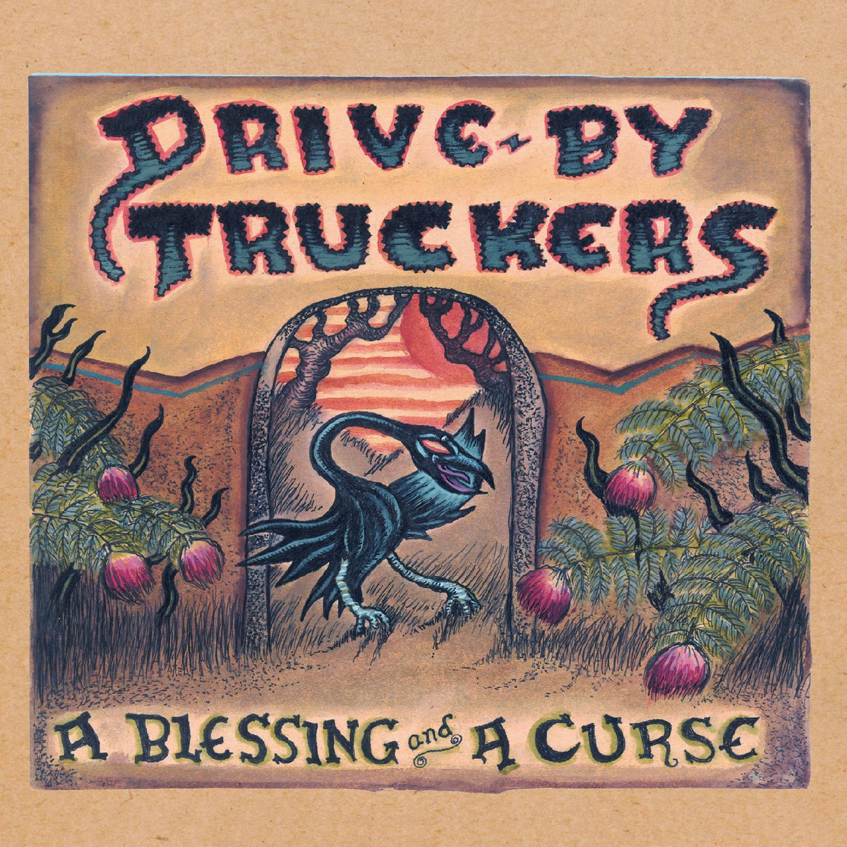 Drive-By Truckers A Blessing And A Curse (Crystal Fuschia Vinyl) - Vinyl-The Happy Cap