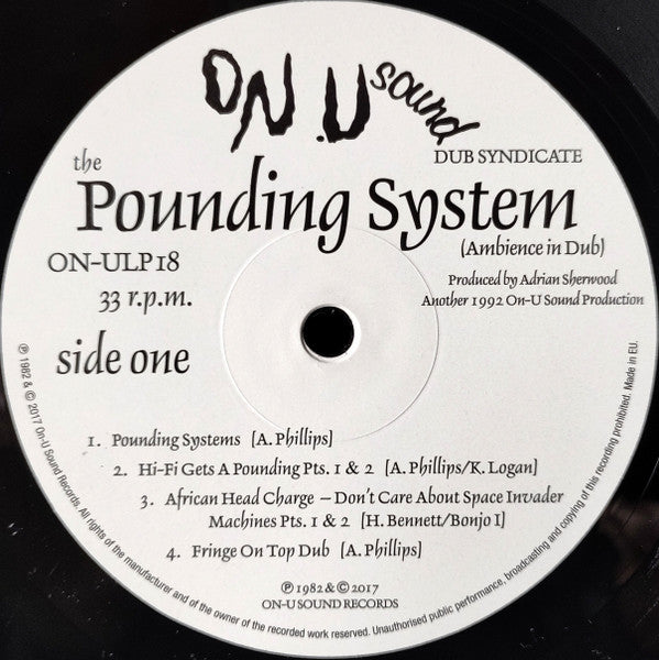 Dub Syndicate - The Pounding System (Ambience In Dub) | Mint (M) Mint (M)-The Happy Cap