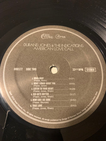 Durand Jones & The Indications - American Love Call (VINYL) | Mint (M) Mint (M)-The Happy Cap