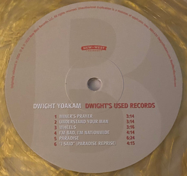 Dwight Yoakam - Dwight's Used Records | Mint (M) Mint (M)-The Happy Cap