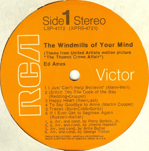 The Windmills Of Your Mind | Mint (M) Near Mint (NM)-The Happy Cap
