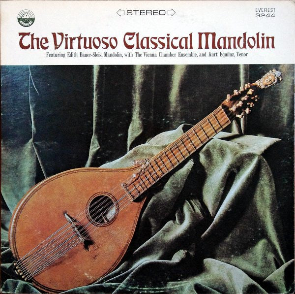 Edith Bauer-Slais With The Vienna Chamber Ensemble - The Virtuoso Classical Mandolin | Very Good Plus (VG+) Very Good Plus (VG+)-The Happy Cap