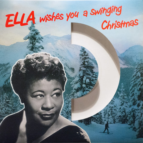 Ella Fitzgerald Ella Wishes You A Swinging Christmas DOL LP, Album, RE, Whi Mint (M) Mint (M)-The Happy Cap