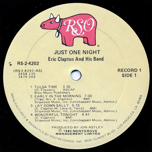 Eric Clapton - Just One Night | Near Mint (NM) Near Mint (NM)-The Happy Cap