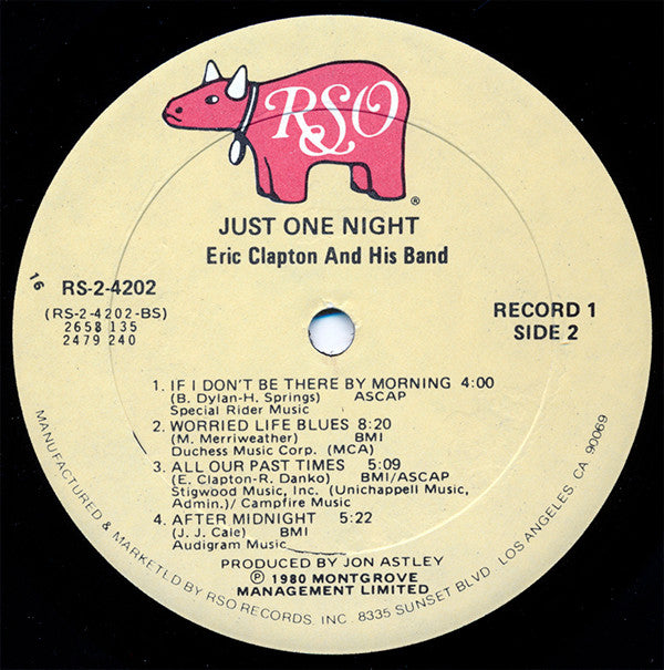 Eric Clapton - Just One Night | Near Mint (NM) Near Mint (NM)-The Happy Cap