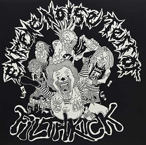Extreme Noise Terror/ Filthkick - In It For Life (Clear Vinyl) |-The Happy Cap