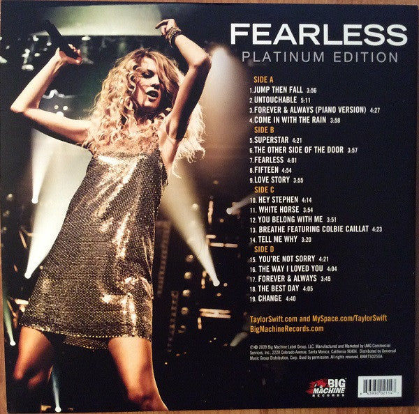 Taylor Swift - Fearless (Platinum Edition) | Mint (M) Mint (M)-The Happy Cap