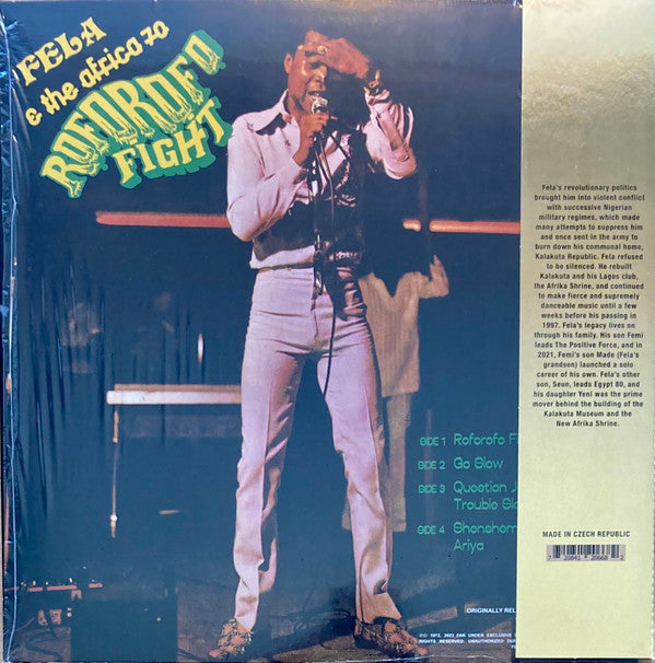 Fela Kuti & Africa 70 - Music Of Fela - Roforofo Fight | Mint (M) Mint (M)-The Happy Cap