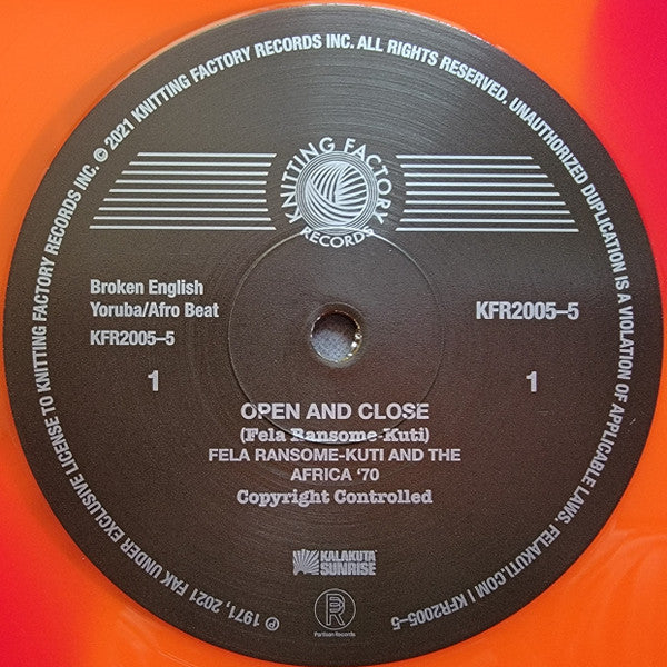 Fela Kuti And Africa 70 - Open & Close | Mint (M) Mint (M)-The Happy Cap