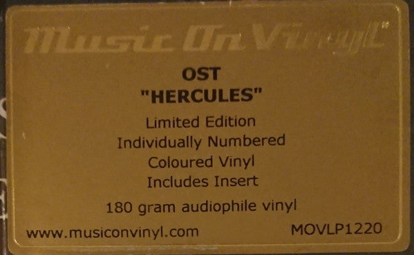 Fernando Velázquez - Hercules (Original Motion Picture Soundtrack) | Mint (M) Mint (M)-The Happy Cap