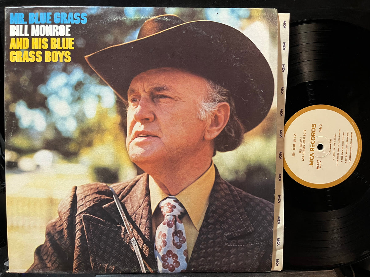 Bill Monroe And His Blue Grass Boys - Mr. Blue Grass (VINYL LP MCA MCA-82 1973) | USED Near Mint (NM or M-) Near Mint (NM)-The Happy Cap