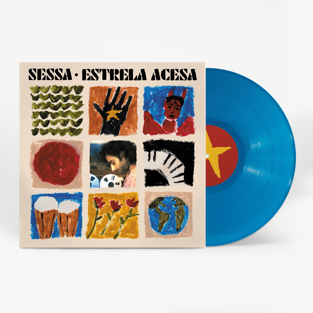 Sessa - Estrela Acesa (BLUE VINYL) | Mint (M) Mint (M)-The Happy Cap